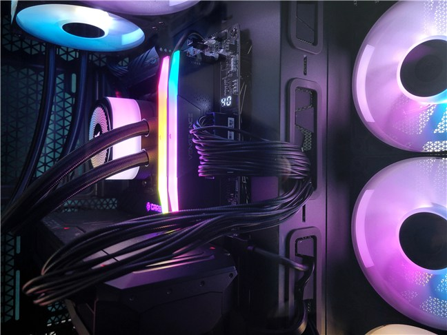 The Corsair RAM is fast and beautiful