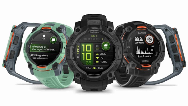 The color options for Garmin Instinct 3