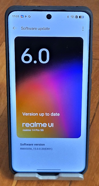 Realme 14 Pro comes with realme UI 6.0 and Android 15