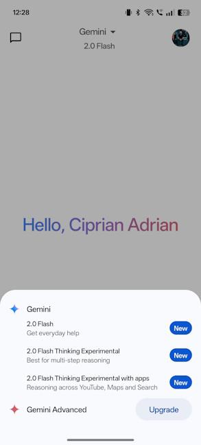 Gemini is also available